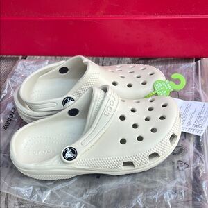 CROCS Kids Water Shoes - Off-White